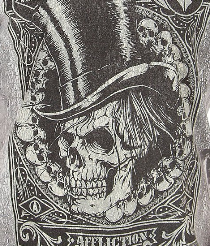 Футболка Affliction Death Hat T-Shirt цена